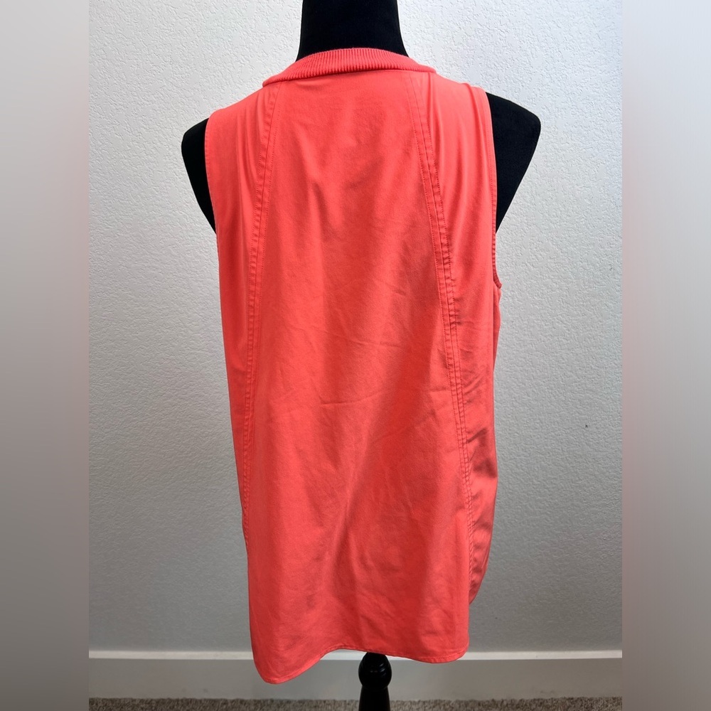 Athleta Orange Vest Tank Top Size medium - Picture 4 of 8